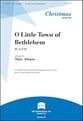 O Little Town of Bethlehem SAB choral sheet music cover